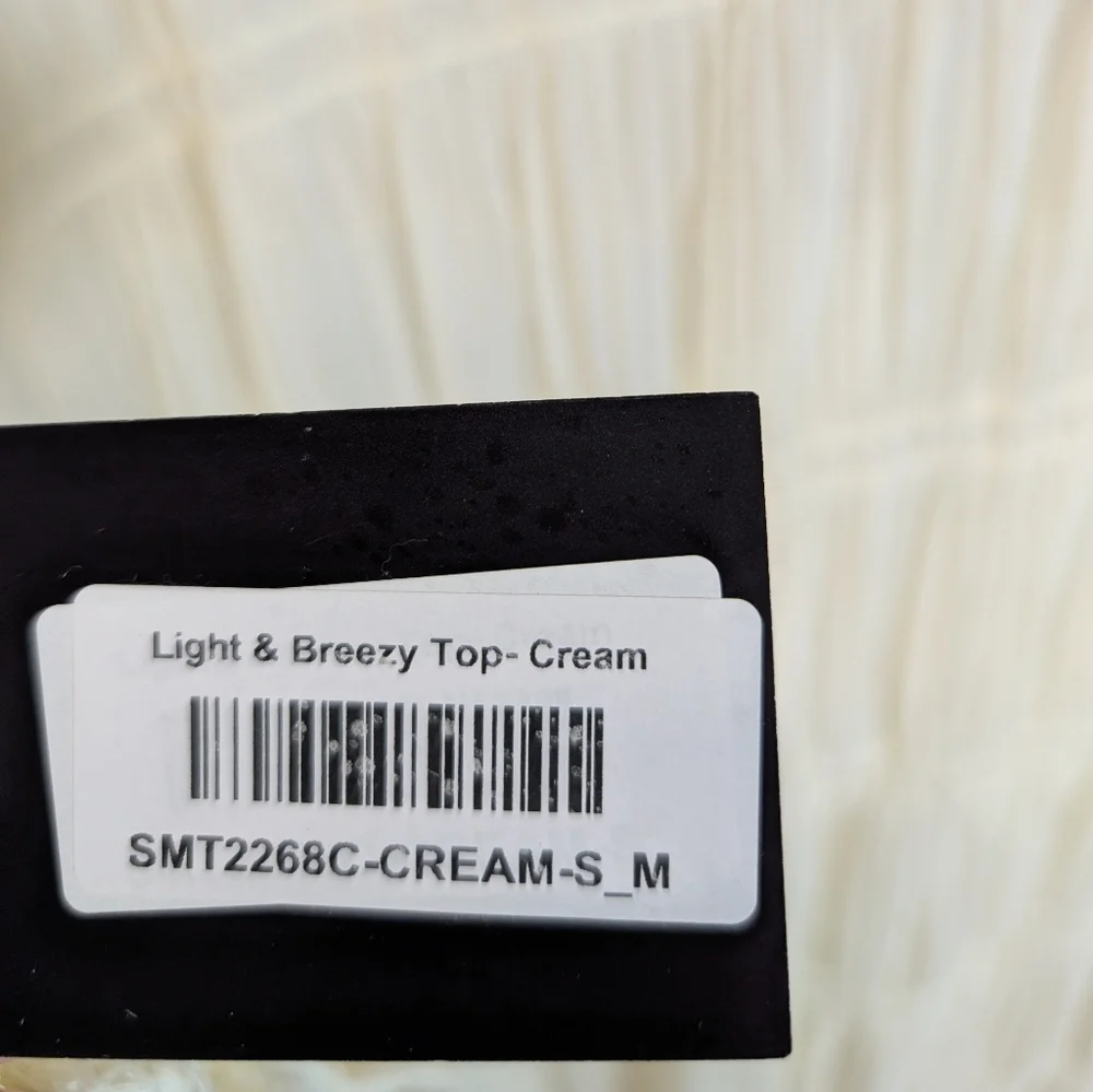 POL Long Ivory Button Front Smoked Cardigan Duster Size S/M NWT! - Picture 7 of 10